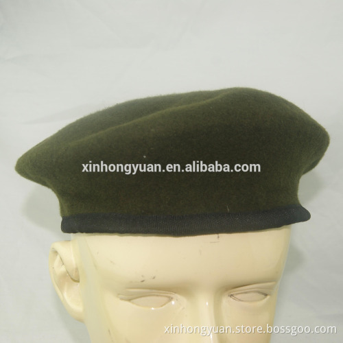 2016 100% Wool Custom Army Military Beret, Wholesale Beret Hats